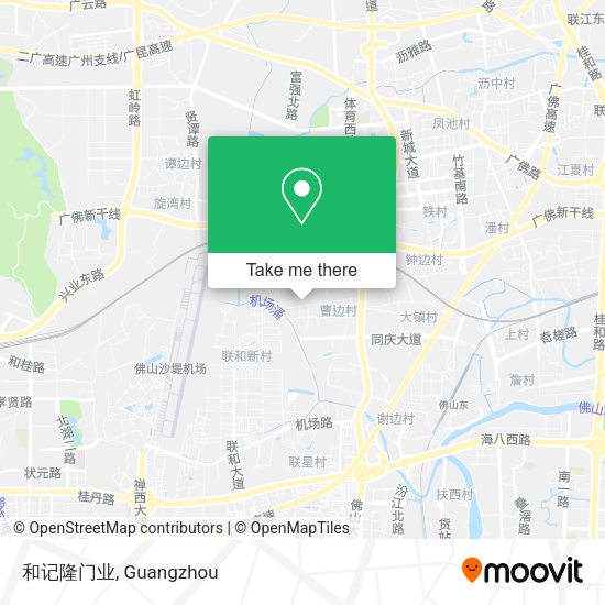 和记隆门业 map