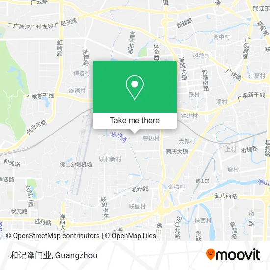 和记隆门业 map