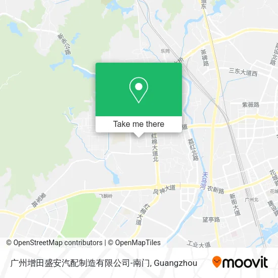 广州增田盛安汽配制造有限公司-南门 map
