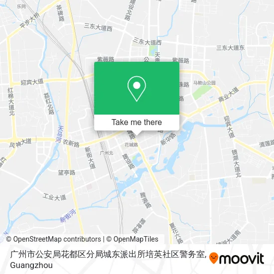 广州市公安局花都区分局城东派出所培英社区警务室 map