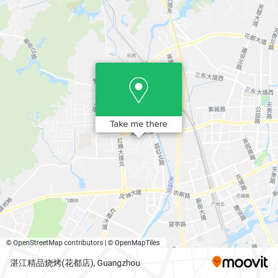 湛江精品烧烤(花都店) map