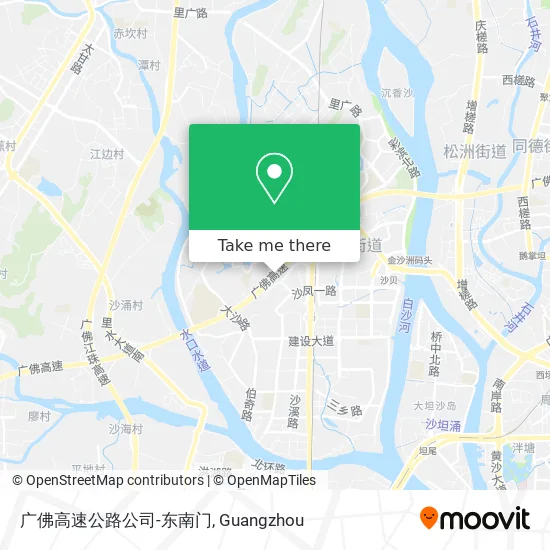 广佛高速公路公司-东南门 map