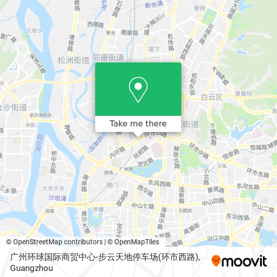 广州环球国际商贸中心-步云天地停车场(环市西路) map