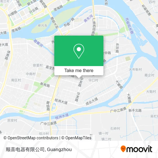 顺喜电器有限公司 map