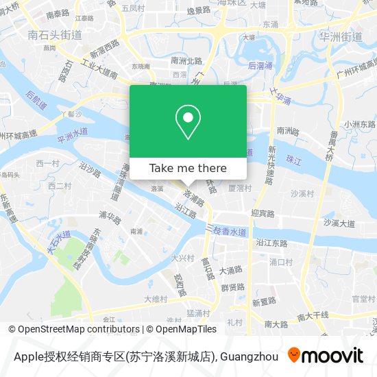 Apple授权经销商专区(苏宁洛溪新城店) map