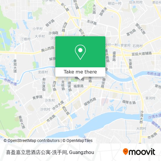 喜盈嘉立思酒店公寓-洗手间 map