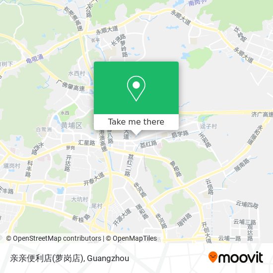 亲亲便利店(萝岗店) map