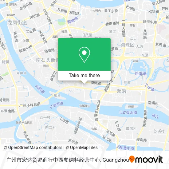 广州市宏达贸易商行中西餐调料经营中心 map