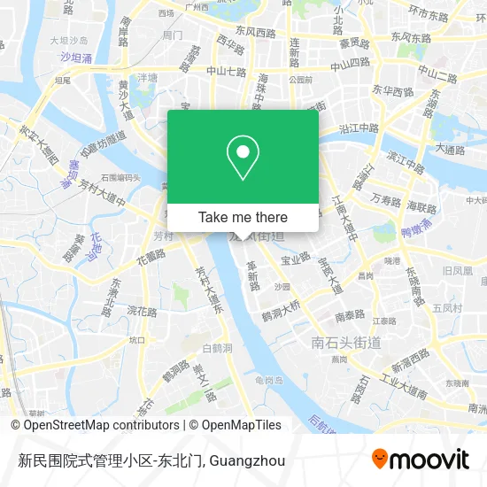 新民围院式管理小区-东北门 map