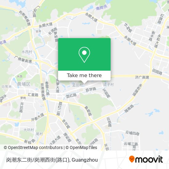 岗潮东二街/岗潮西街(路口) map