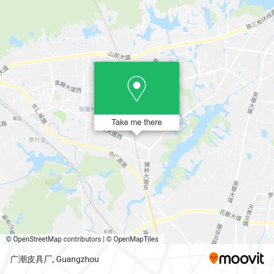 广潮皮具厂 map
