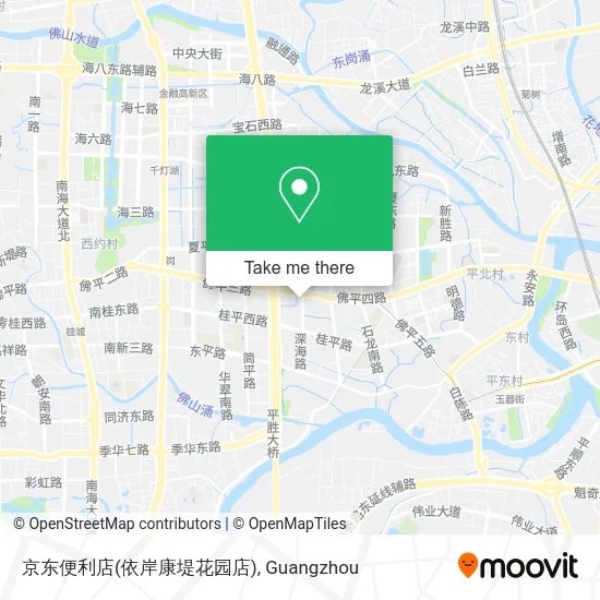 京东便利店(依岸康堤花园店) map