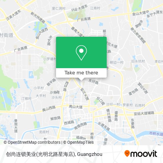 创尚连锁美业(光明北路星海店) map