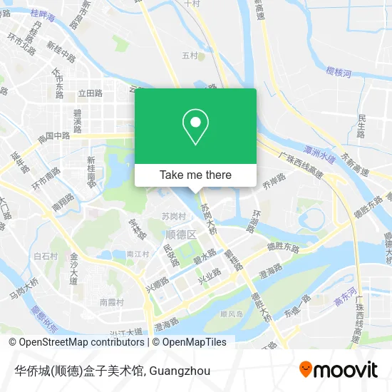 华侨城(顺德)盒子美术馆 map