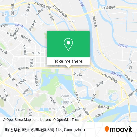 顺德华侨城天鹅湖花园3期-1区 map