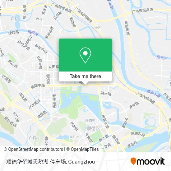 顺德华侨城天鹅湖-停车场 map