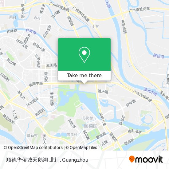 顺德华侨城天鹅湖-北门 map