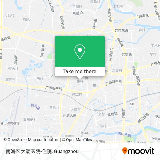 南海区大沥医院-住院 map