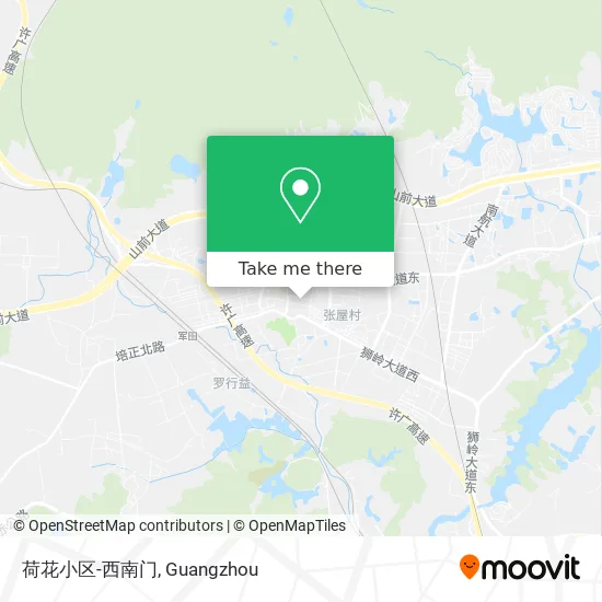 荷花小区-西南门 map