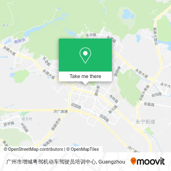 广州市增城粤驾机动车驾驶员培训中心 map