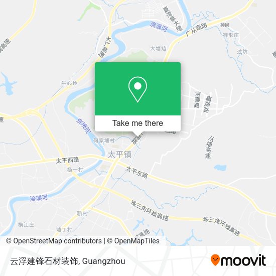 云浮建锋石材装饰 map