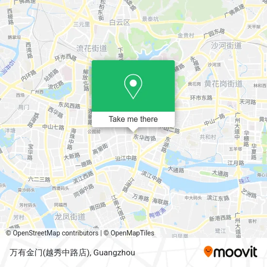万有金门(越秀中路店) map
