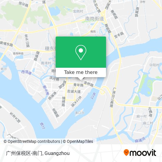 广州保税区-南门 map
