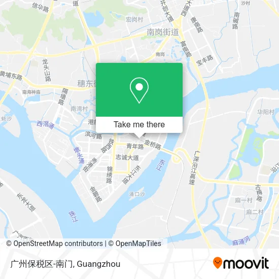 广州保税区-南门 map