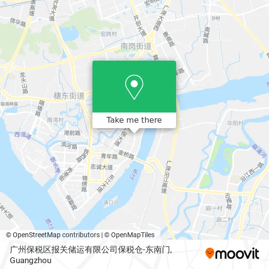 广州保税区报关储运有限公司保税仓-东南门 map
