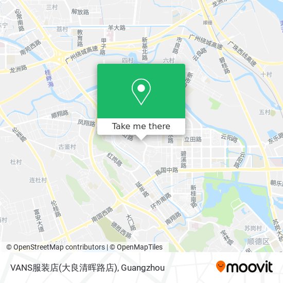 VANS服装店(大良清晖路店) map