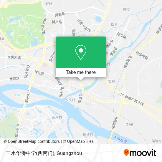 三水华侨中学(西南门) map