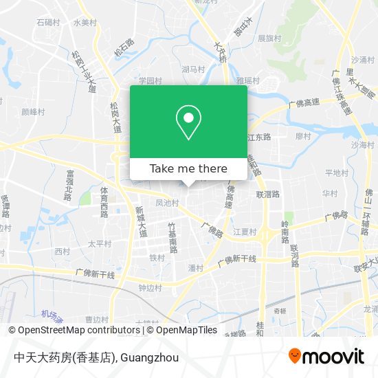 中天大药房(香基店) map