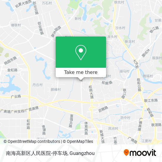 南海高新区人民医院-停车场 map