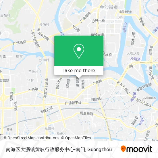 南海区大沥镇黄岐行政服务中心-南门 map