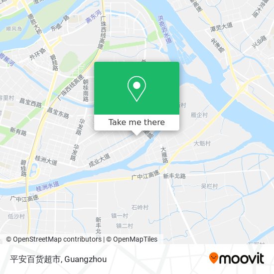 平安百货超市 map