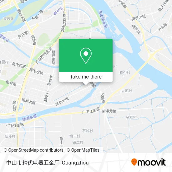 中山市精优电器五金厂 map