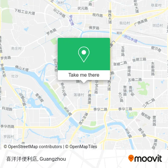 喜洋洋便利店 map