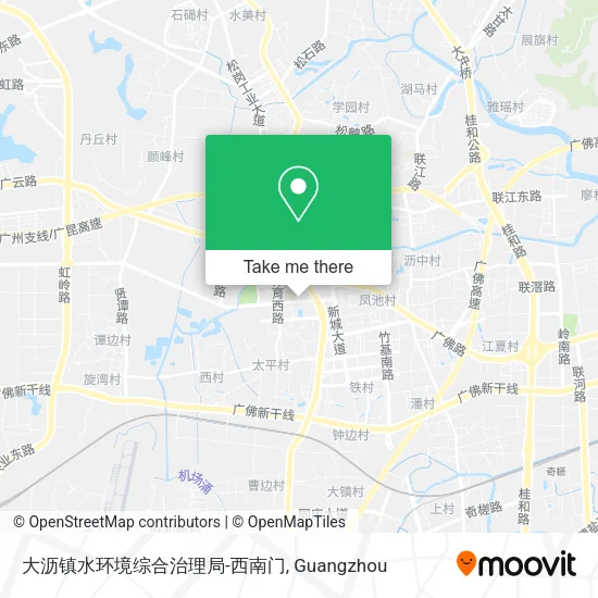 大沥镇水环境综合治理局-西南门 map