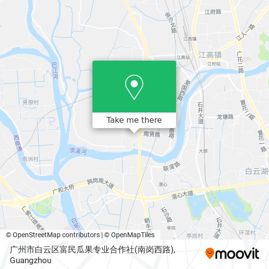 广州市白云区富民瓜果专业合作社(南岗西路) map
