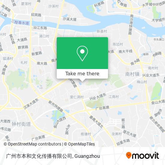 广州市本和文化传播有限公司 map