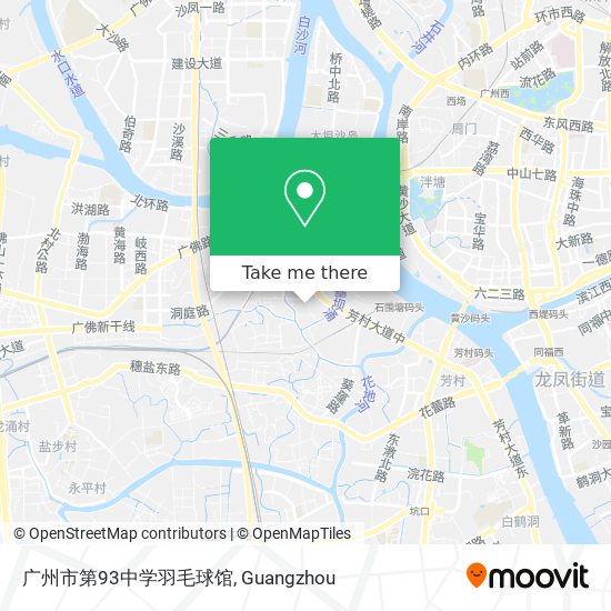 广州市第93中学羽毛球馆 map