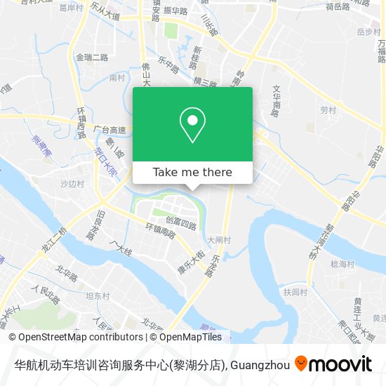 华航机动车培训咨询服务中心(黎湖分店) map