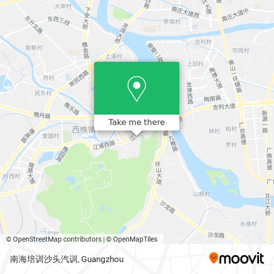 南海培训沙头汽训 map