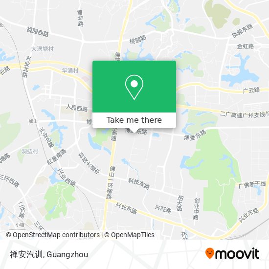 禅安汽训 map