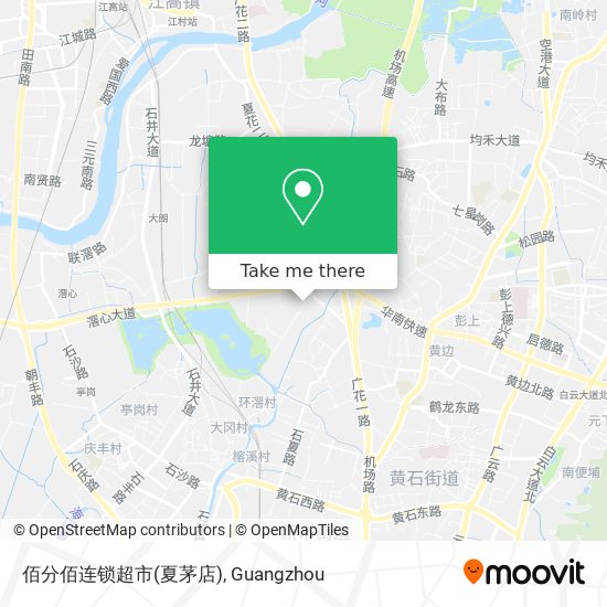 佰分佰连锁超市(夏茅店) map