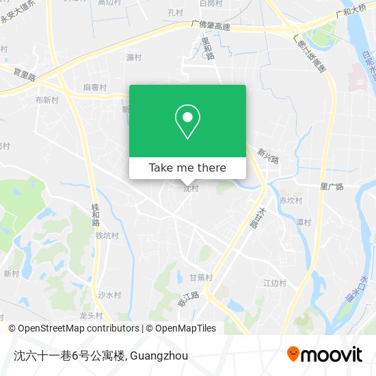 沈六十一巷6号公寓楼 map