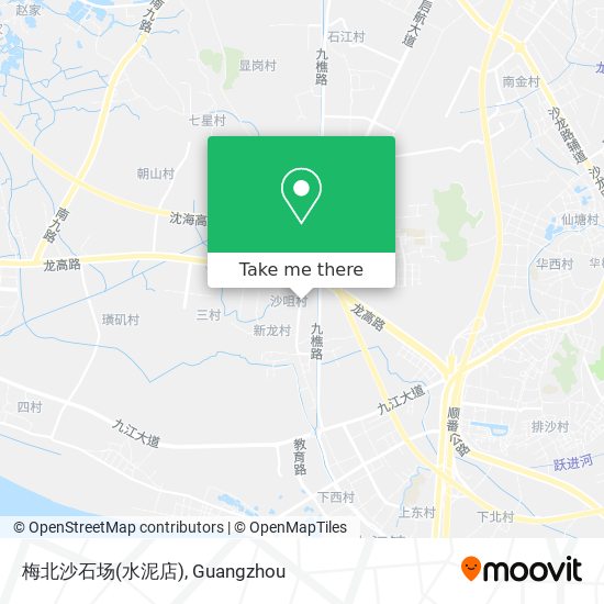 梅北沙石场(水泥店) map