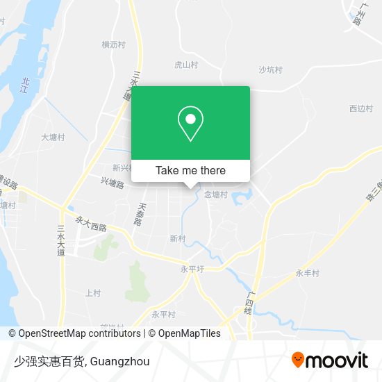 少强实惠百货 map