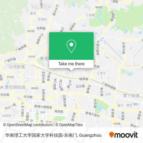 华南理工大学国家大学科技园-东南门 map
