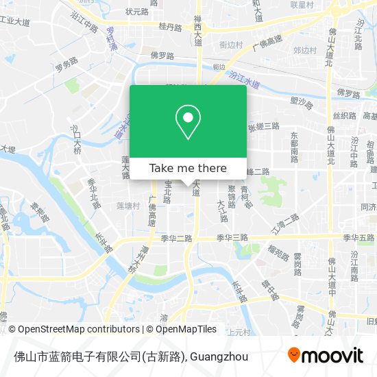 佛山市蓝箭电子有限公司(古新路) map